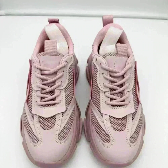 BRAND NEW IN BOX Steve Madden Women's Possession Sneaker Dusty Pink - Picture 3 of 9